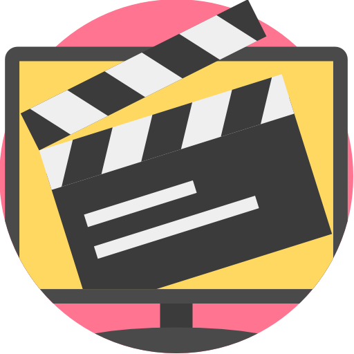 Movie Detailed Flat Circular Flat icon