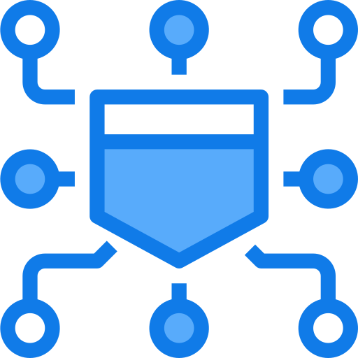 Shield Justicon Blue icon