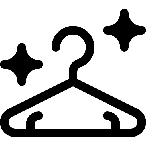 ハンガー Basic Rounded Filled icon