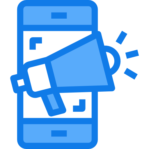 smartphone Justicon Blue icon