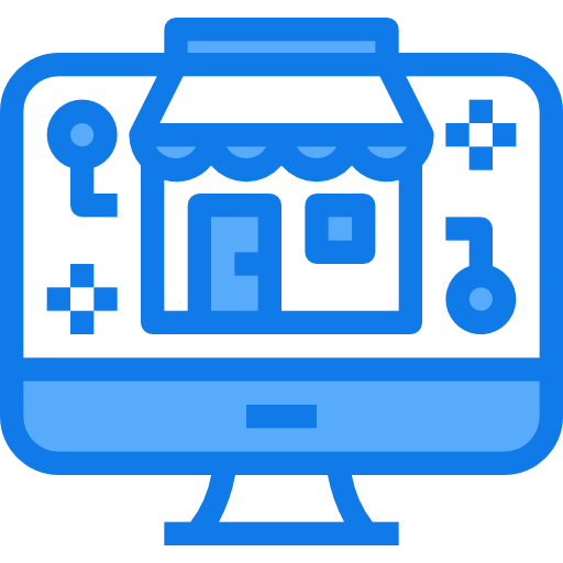Online shop Justicon Blue icon
