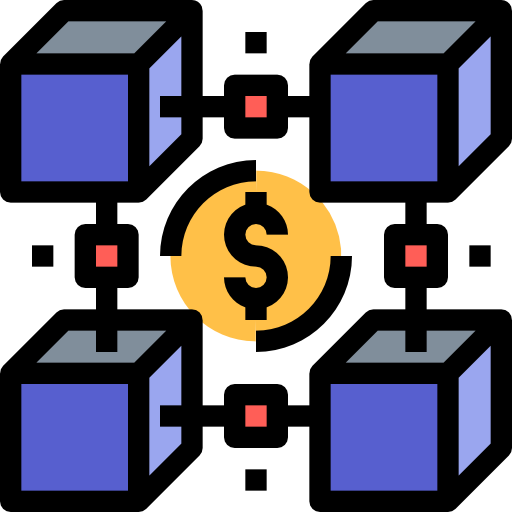 Blockchain Justicon Lineal Color icon