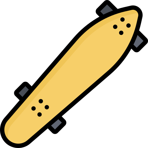 longboard Special Lineal color icon