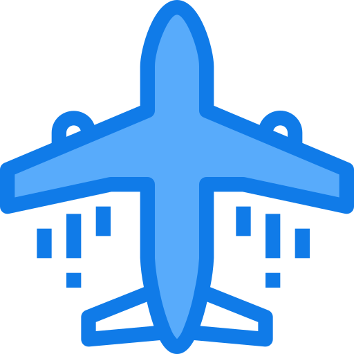 avião Justicon Blue Ícone