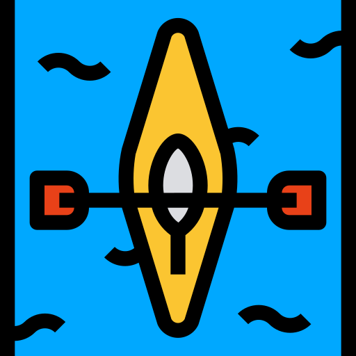 Kayak Justicon Lineal Color icon