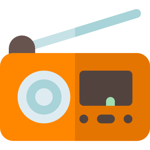 radio Basic Rounded Flat icono