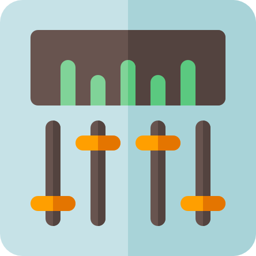 equalizer Basic Rounded Flat icon