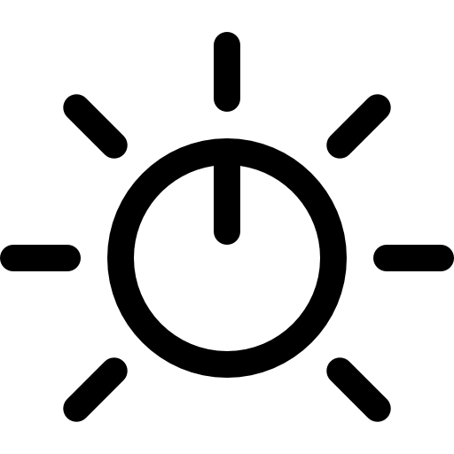 제어 Basic Rounded Lineal icon