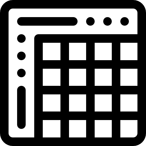 워크 스테이션 Basic Rounded Lineal icon