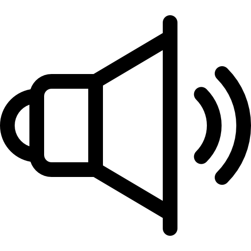 volumen Basic Rounded Lineal icono