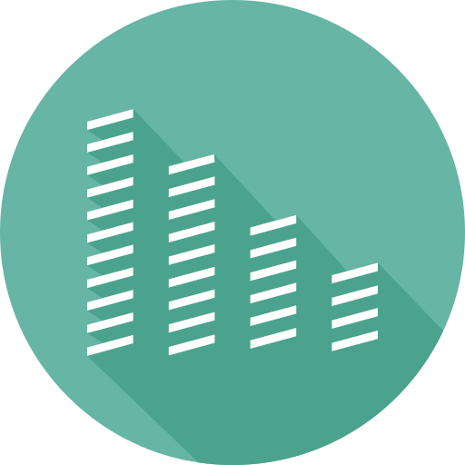 Chart Generic color fill icon