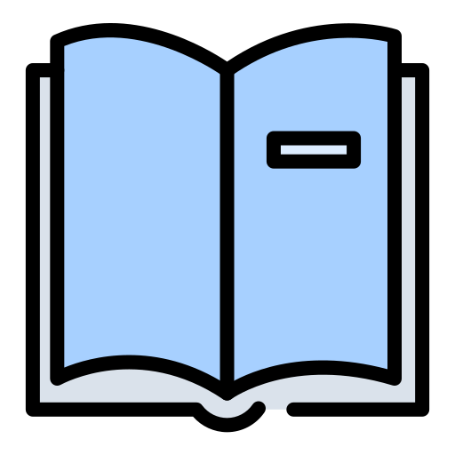 open boek Generic color lineal-color icoon