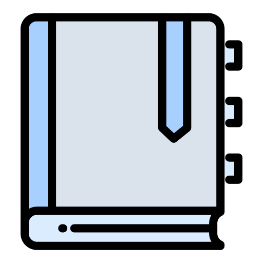 adresboek Generic color lineal-color icoon