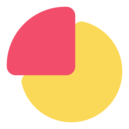 Pie chart Generic color fill icon