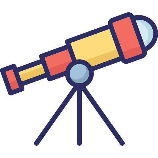 icona del telescopio Generic color lineal-color icona