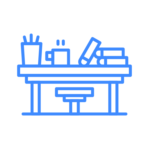 Study table Generic color outline icon