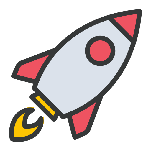 raket lancering Generic color lineal-color icoon