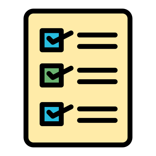 checkliste Generic color lineal-color icon