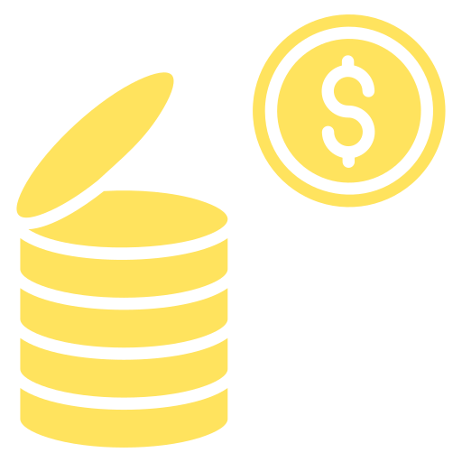 Money coins Generic color fill icon