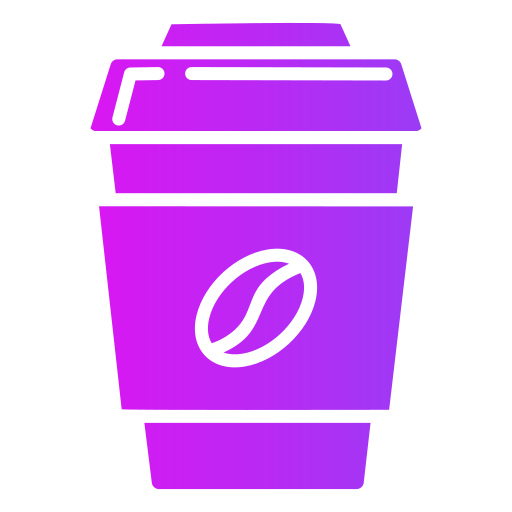 tazza di caffè Generic gradient fill icona