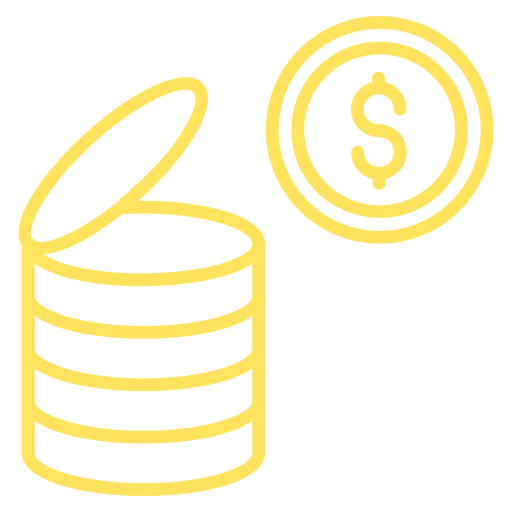 Money coins Generic color outline icon