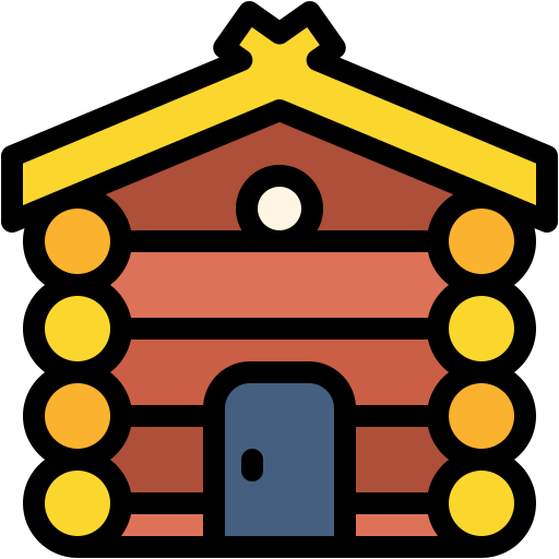 casa de madera Generic color lineal-color icono