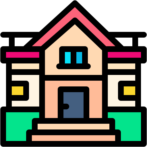 villa Generic color lineal-color icona