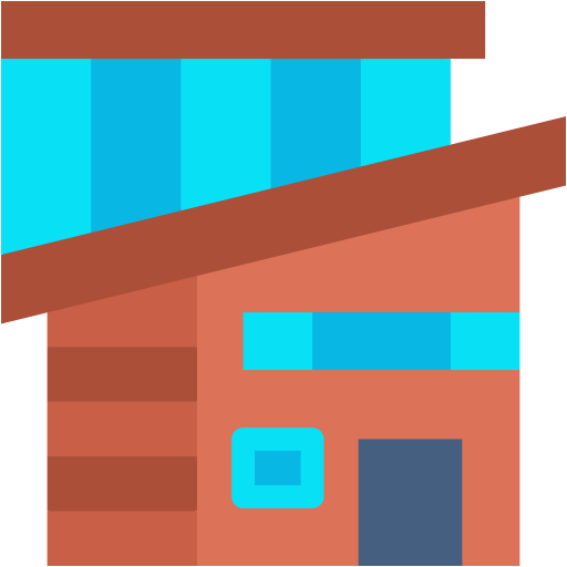 nowoczesny dom Generic color fill ikona