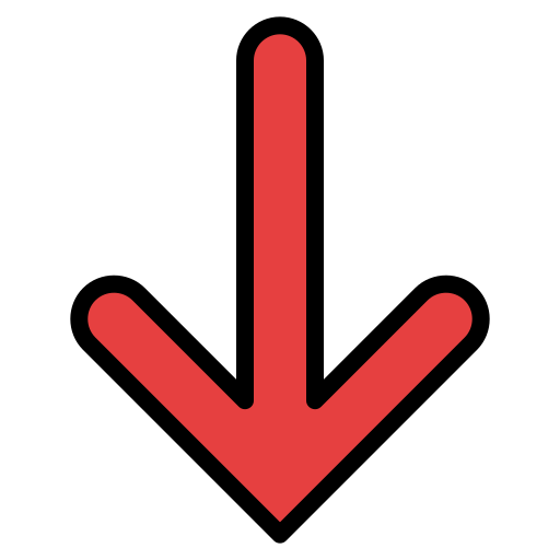 Arrow down Generic color lineal-color icon