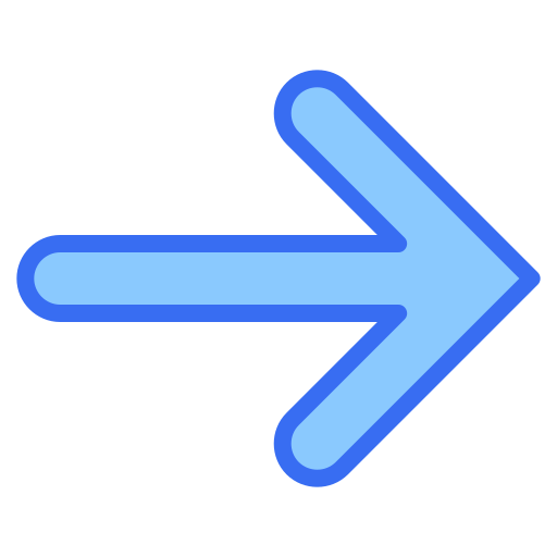 flecha derecha Generic color lineal-color icono