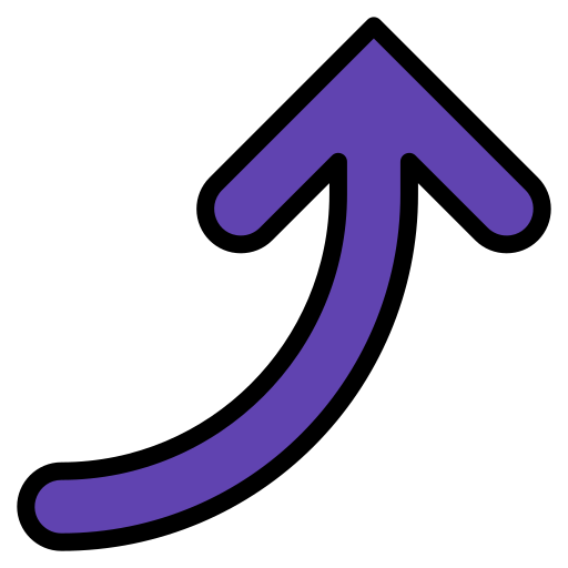 Rising arrow Generic color lineal-color icon