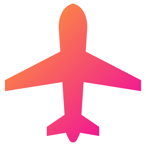 avión Generic gradient fill icono