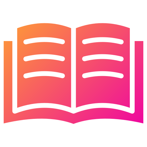 libro Generic gradient fill icono