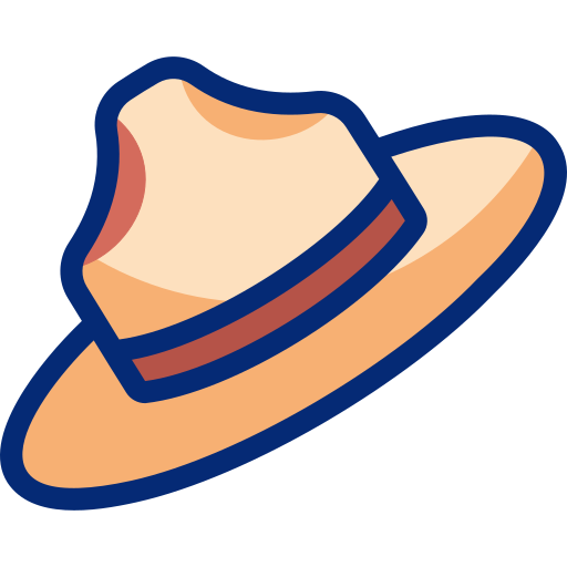 sombrero Basic Accent Lineal Color icono