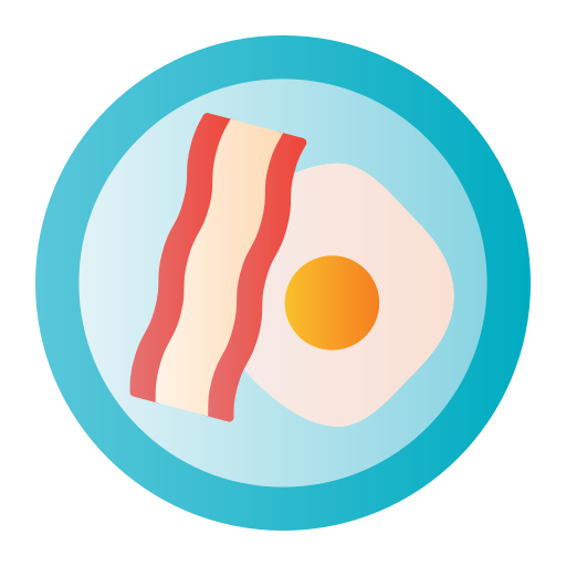 English breakfast Generic gradient fill icon