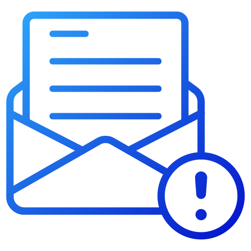 Email Generic gradient outline icon