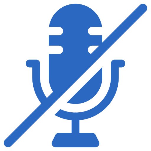 Mic off Generic color fill icon