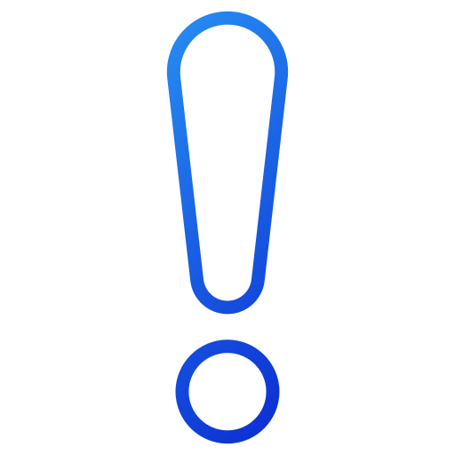 アラート Generic gradient outline icon