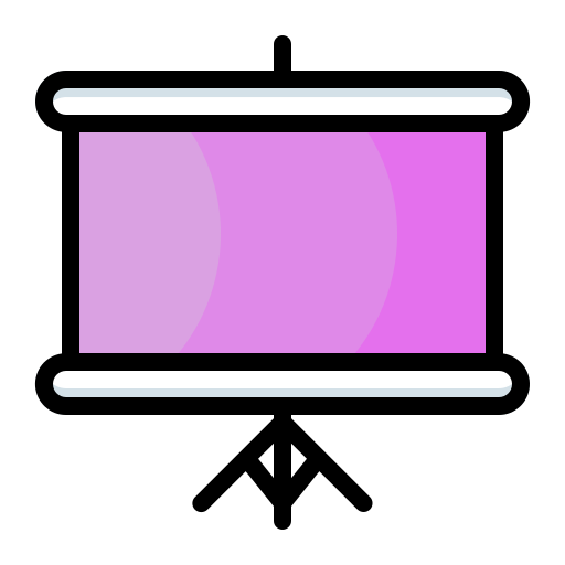 projecteur d'écran Generic color lineal-color Icône