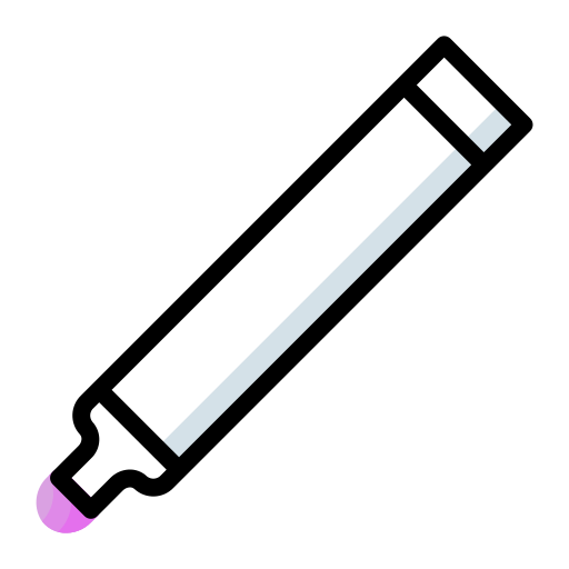 Felt-tipped Generic color lineal-color icon