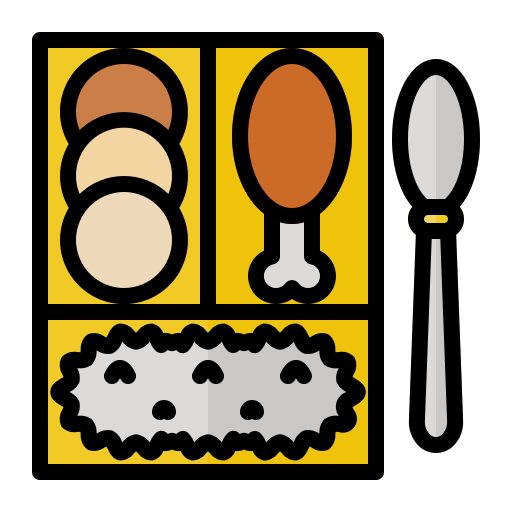 Food tray Generic color lineal-color icon