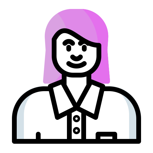 Female student Generic color lineal-color icon
