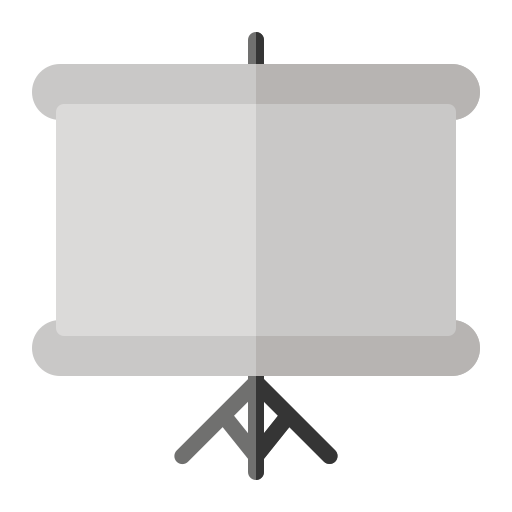 proiettore schermo Generic color fill icona