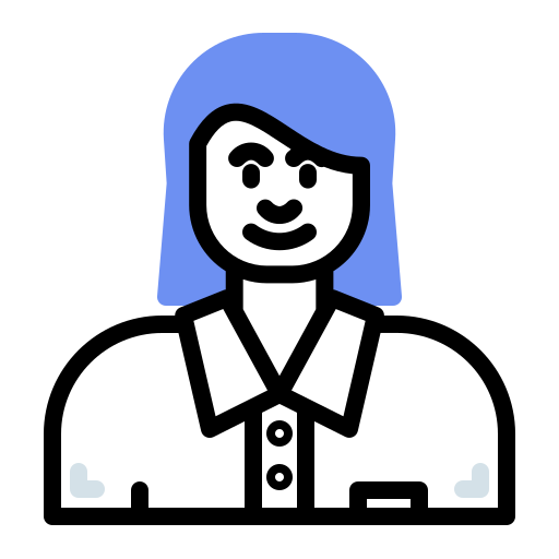 Female student Generic color lineal-color icon