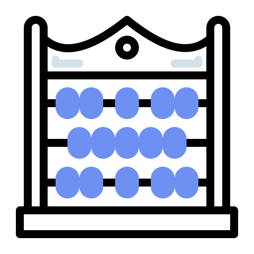 Ábaco Generic color lineal-color icono