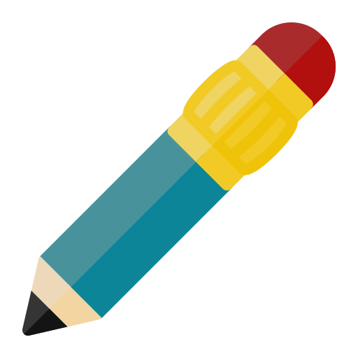 Pencil Generic color fill icon