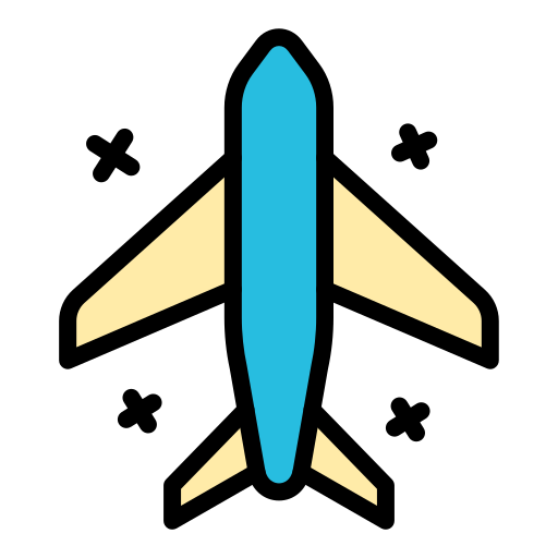 avião Generic color lineal-color Ícone