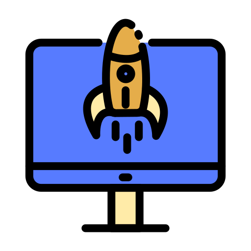 raketenstart Generic color lineal-color icon