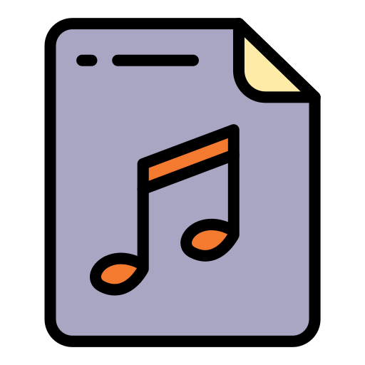 음악 파일 Generic color lineal-color icon
