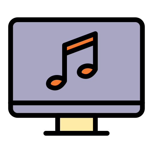 dispositivo de música Generic color lineal-color icono